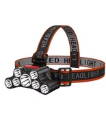 Headlamp 7x LED Super Bright Lumen Rechargeable Head Light Flashlight To... - $12.82