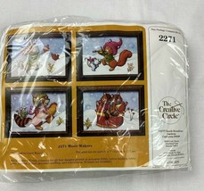 Creative Circle #2271 Music Makers Vintage 1984 Kit Brand New in Package Animals - $13.99