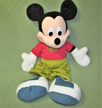 26&quot; Mickey Mouse Plush Fisher Price 2000 Stuffed Doll Disney Mattel Cargo Pants - £25.17 GBP