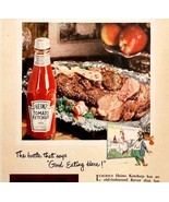 1949 Heinz Tomato Ketchup 57 Varieties Advertisement Condiments Pitt Pen... - €17,11 EUR