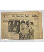 Sporting News Vintage 1940 Complete Magazine - Hal Newhouser Cover - $19.99