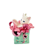 Lenox 1998 Vtg Holiday Mischief Kitten Ornament - £10.27 GBP