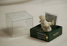 Snowbabies Hard Landing Bisque Porcelain Hinged Box Figurine Retired Dept. 56 - £11.86 GBP