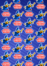 KAMEK SUPER MARIO Personalised Gift Wrap - Super Mario Nintendo Wrapping Paper - £4.33 GBP