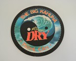 Molson Dry Cardboard Sign The Big Kahuna 750mL Can Surf Wave 12&quot; Vtg 90s - $24.18