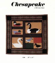 Chesapeake Decoy Designs Evening Star Farm Quilt Mallard Goose Pattern 29 X 31 - £10.38 GBP