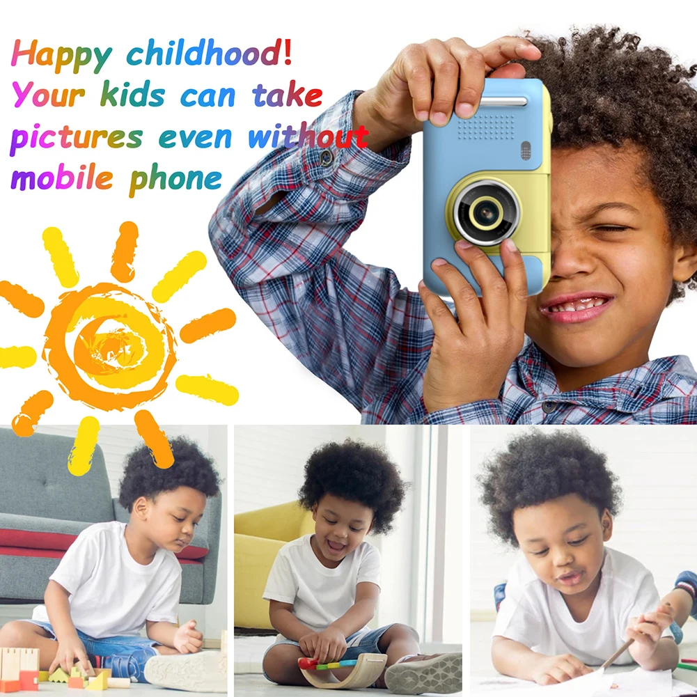 2.4 Inch HD Screen Children Kids Camera Charging Dual Lens Mini Video Camera - £34.65 GBP+