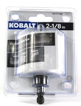Kobalt 0777738 Bi Metal 2 1/8 Inch Hole Saw With Pilot Drill Wood Metal ... - £14.93 GBP