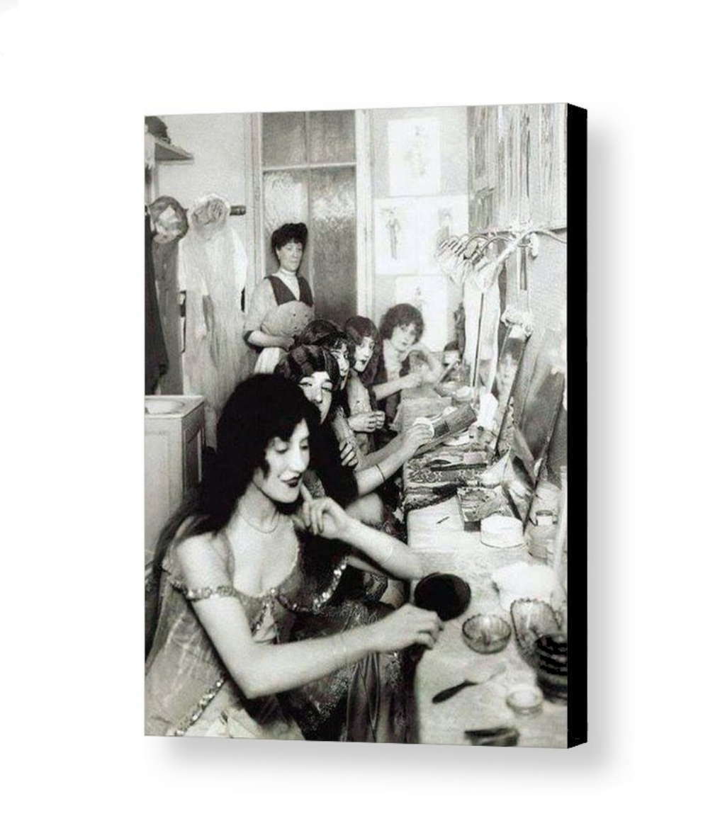 Rare Framed real Moulin Rouge Backstage 1924 Vintage Photo. Jumbo Giclée... - $19.19