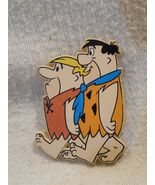 Flintstones 1994 HBP Plastic Pin w/Fred Flintstone &amp; Barney Rubble 2" - $6.95