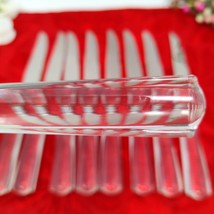 9X BK Clear Vtg Martha Stewart MSE Stainless Acrylic Flatware Lot Butter... - $464.86 MXN