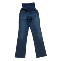 Indigo Blue Maternity Denim Jeans ~ Sz M ~ Blue ~ High Rise ~ 31&quot; Inseam  - £13.36 GBP
