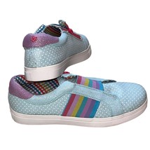 Matilda Jane Lets go Together The Right Way Women&#39;s Rainbow Stripe Sneakers - £23.02 GBP