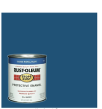 Rust-Oleum Protective Enamel Gloss Royal Blue Interior/Exterior Paint, 32 Oz. - £22.50 GBP