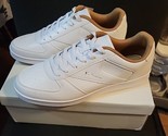 Mens Ben Sherman Campus White Beige Synthetic Casual Lace Up Trainers Si... - £32.01 GBP