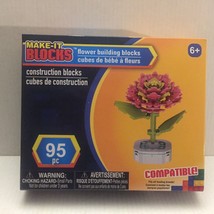 NEW Make It Blocks Round Flower Building Blocks - 95 pieces - $9.45