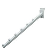 New 6 Ball Slatwall 3/4&quot; Square Tubing 16&quot;L Waterfall White Pack of 5 - €21,69 EUR