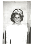 Princess Of Wales Diana 1985 Press Photo Black And White 5 x 8 In Washington DC - £7.14 GBP