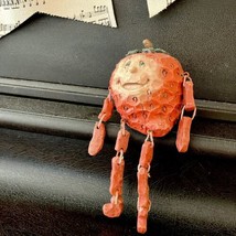 Anthropomorphic Shelf Sitter Strawberry - Resin Figure With Segment Limb... - $13.85