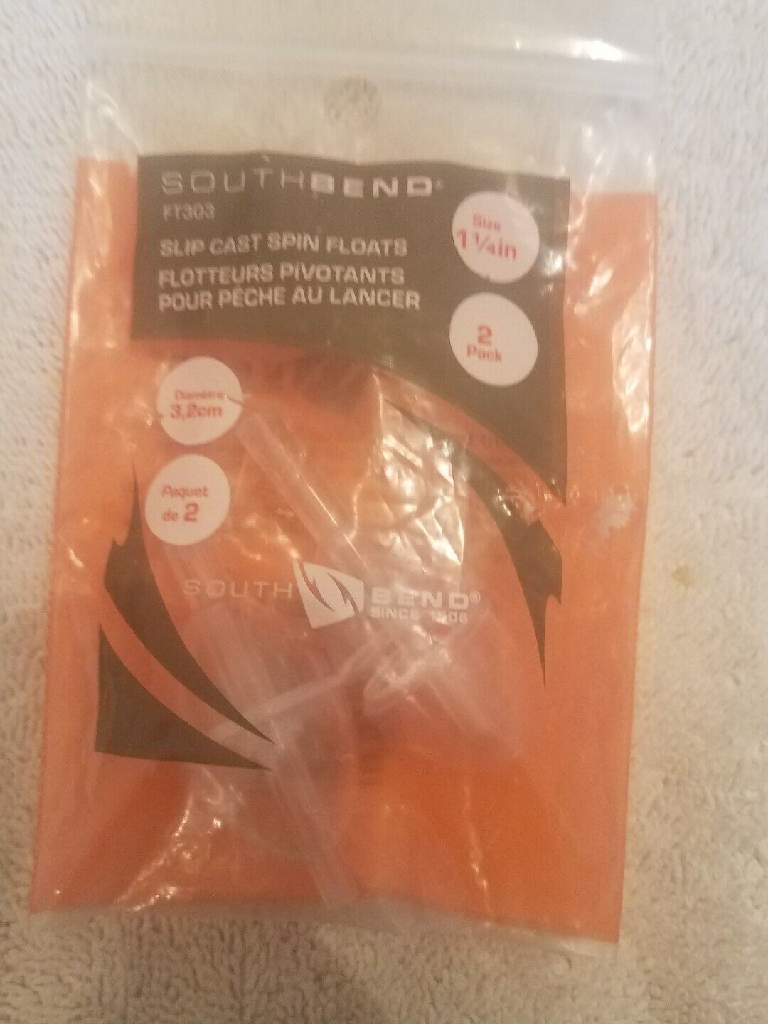 South Bend Float Slip Cast 1.25 in. 2 pack - FT303 - $9.85