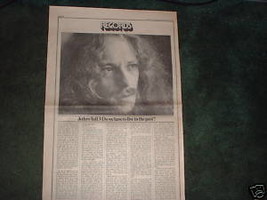 * 1973 Jethro Tull Article Ad Write Up - £9.58 GBP