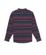Hurley Men&#39;s Portland Organic Flannel Shirt Button Up Casual Stripes Siz... - $34.17 CAD