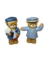 Enesco Lucy &amp; Me Lucy Rigg Policeman Bear &amp; Sailor Bear Both 1984 -   Lot Of 2 - £15.97 GBP