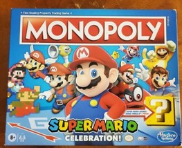 Hasbro Monopoly Super Mario Celebration Edition Board Game - Mint-Complete - £19.20 GBP