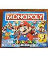 Hasbro Monopoly Super Mario Celebration Edition Board Game - Mint-Complete - £19.06 GBP