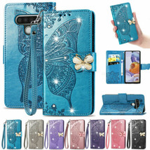 Magnetic Bling Card Holder Flip Case Cover for LG Stylo 6/W10/W30/K20/K4... - $57.36