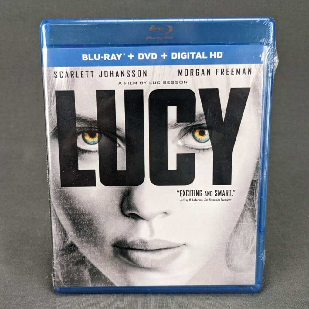 Lucy (Blu-Ray/DVD/Digital, 2015) 2-Disc Set Scarlett Johansson Morgan Freeman - $6.85