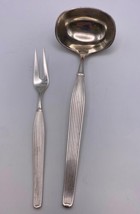 Frigast Danish Silverplate SAVOY Gravy Ladle &amp; Pickle Fork combo - £31.96 GBP