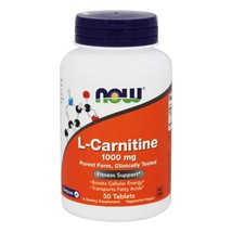 NOW Foods L-Carnitine 1000 mg., 50 Tablets - $24.15