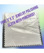 Free with  Holleys Cre8tions Jewelry Purchase -3x3 inch jewelry cleaning cloth. - Freebie