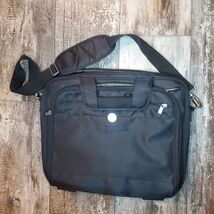 Dell 15 Slim Briefcase Laptop Professional Carry Case Black Nylon 16" X 13" - $15.33