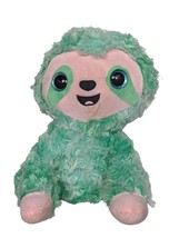 Spark Create Imagine Sloth Teal Green Plush Stuffed Animal Swirl Fur 14&quot; - £14.23 GBP