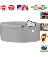 Non-Bulky Waist Fanny Pack with Zipper for Phones - Quick-Dry Spandex De... - $922.97 MXN