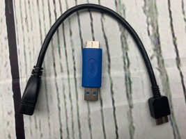 USB 3.0 Micro B Male to USB 3.0 A Female Host OTG Cable Adapter 6.5Inch - £11.21 GBP