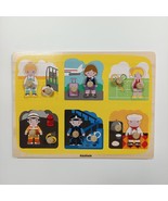 AisAisle Wooden Puzzle for Toddlers 1-3 Years, Career Cognition Educatio... - £13.25 GBP