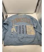Vintage Mens 1951 Tennessee Volunteers National Champions Sweatshirt Vol... - $44.54