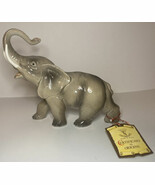 Capodimonte Elephant Italy with Tags Large Certification Of Authenticity - €79,14 EUR