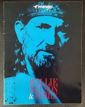 WILLIE NELSON - VINTAGE CONCERT 1985 TOUR CONCERT PROGRAM W/ POSTER - MI... - £11.76 GBP