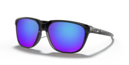 Oakley Anorak Polarized Sunglasses OO9420-1459 Polished Black W/ Prizm Sapphire - $98.99