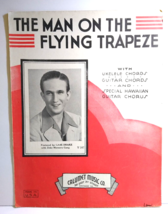 The Man On The Flying Trapeze Sheet Music 1935 Gabe Drake Zeke Manners Gang - $16.20