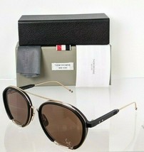 Brand New Authentic Thom Browne Sunglasses TB 810-56-01 BLK-GLD TBS810 Frame - £292.74 GBP