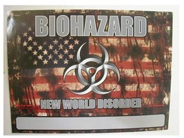 Biohazard Poster New World Disorder - $8.96