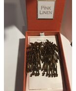 Pink Linen brown Fireworks Tassel Earrings NEW in box - $885.41 MXN