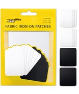 Premium Quality Fabric Iron-On Patches Inside &amp; Outside Strongest Glue 1... - £12.57 GBP