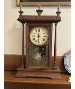 Antique Wooden Ansonia Mantle clock  - $120.36