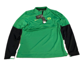 NWT New Oregon Ducks Nike Therma Coaches Quarter-Zip Medium Pullover Jacket - £47.44 GBP